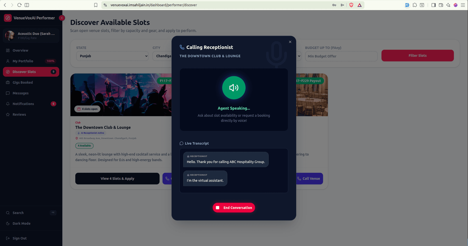 VenueVox AI